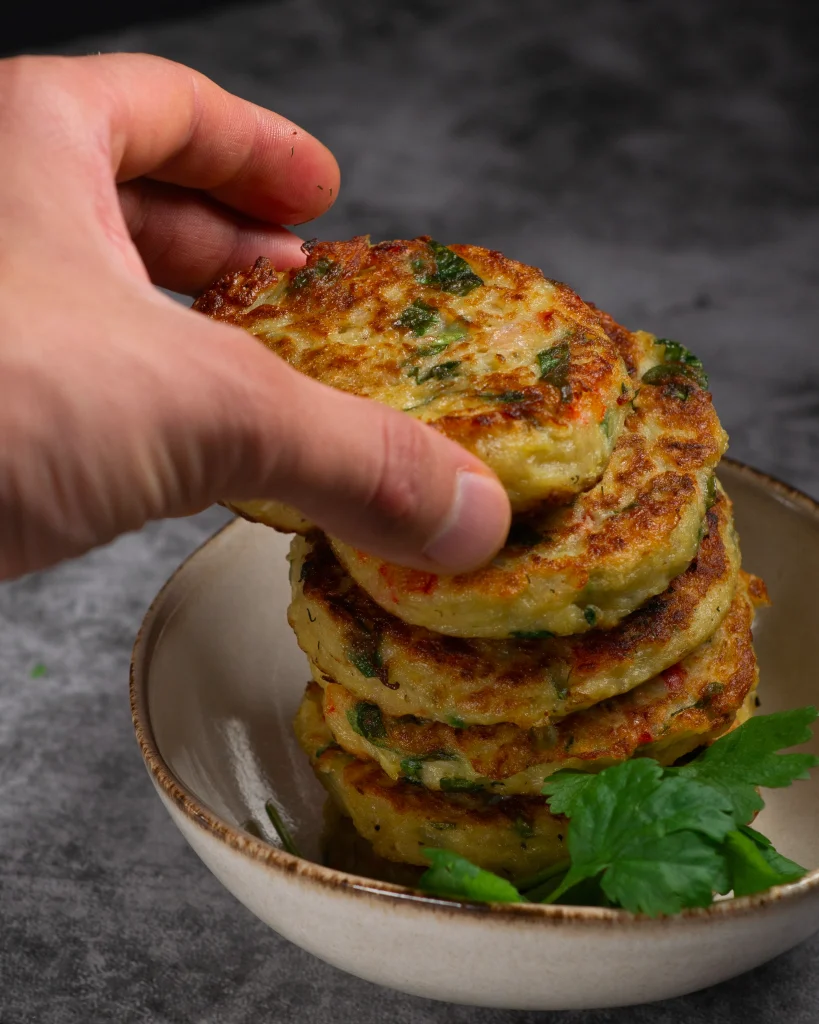 thermomix vegetable fritters