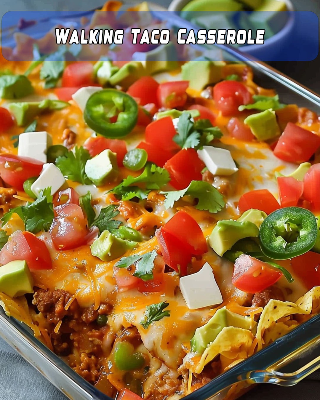 Walking Taco Casserole