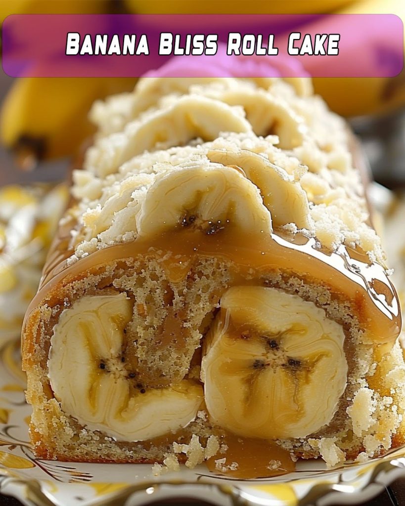 Banana Bliss Roll Cake